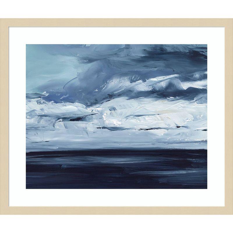 Amanti Art Moonlit Ocean II by Ethan Harper Wood Framed Wall Art Print