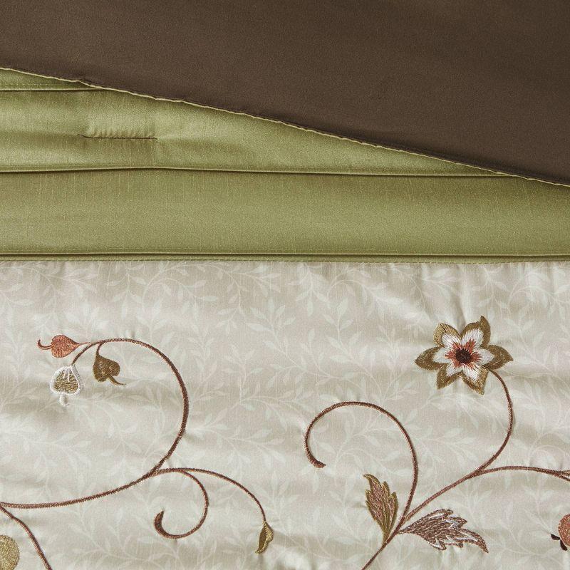 Serene Embroidered 7 Piece Comforter Set