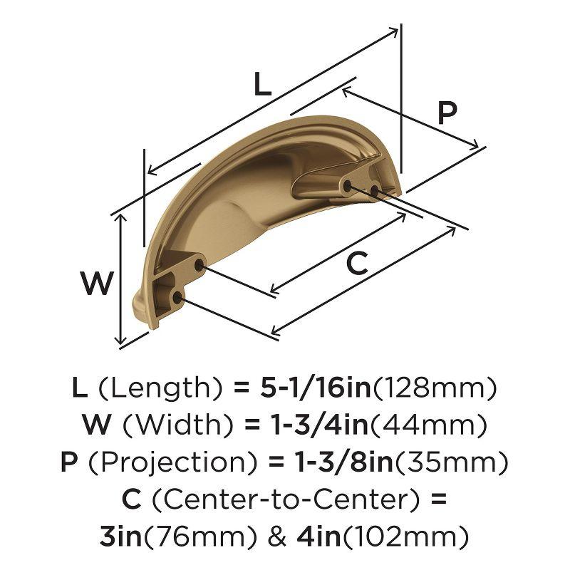 Amerock Ashby Cabinet or Furniture  Cup Pull