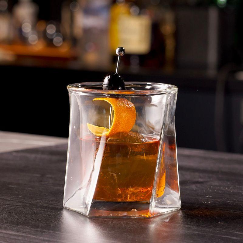 Lemonsoda Lemonsoda Double Wall Hexagon Whiskey Glasses