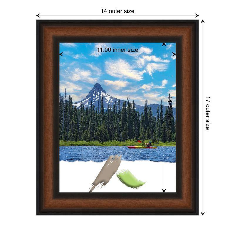 Amanti Art Yale Walnut Picture Frame