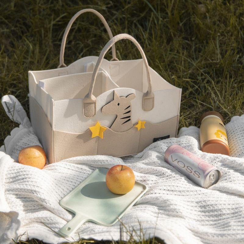 Sunveno Baby Diaper Caddy Nursery Storage