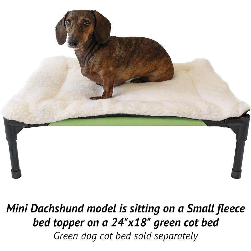 Tucker Murphy Pet™ Fleece Dog Bed Topper for Dog Cot Bed