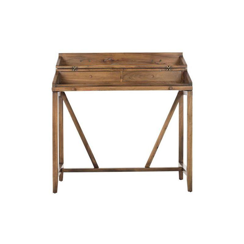 Wyatt Writing Desk With Pull Out - AMH6509 - Oak - Safavieh Couture