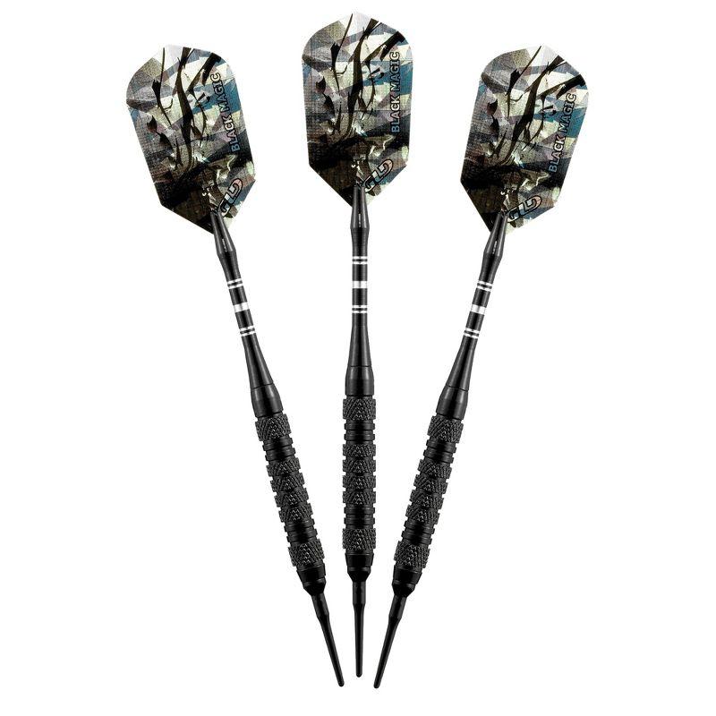 Viper Orion Electronic Dartboard, Metropolitan Mahogany Cabinet, Throw Line Light, Dartboard Lights, Black Magic Soft Tip Darts, And Spare Tips And Flights