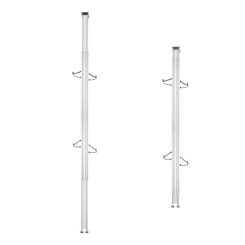 Leisure Sports Aluminum Bike Storage Rack with Tension Mount for Two Bicycles