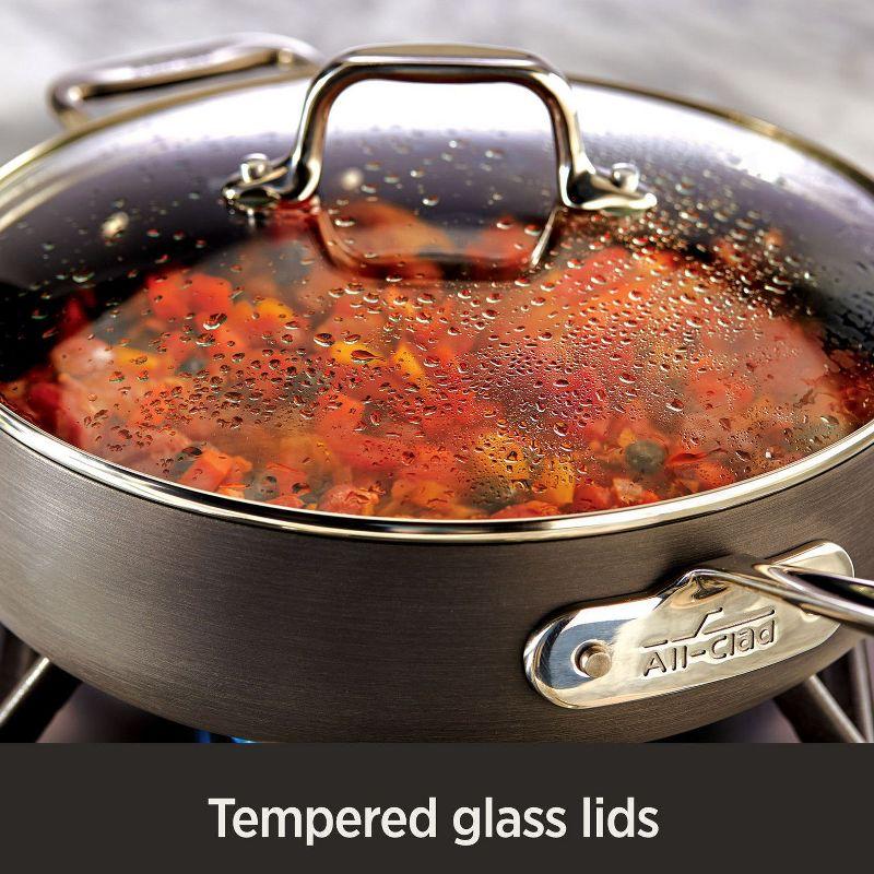 All-Clad 10" Nonstick Fry Pan, HA1 Hard Anodized Cookware, Black