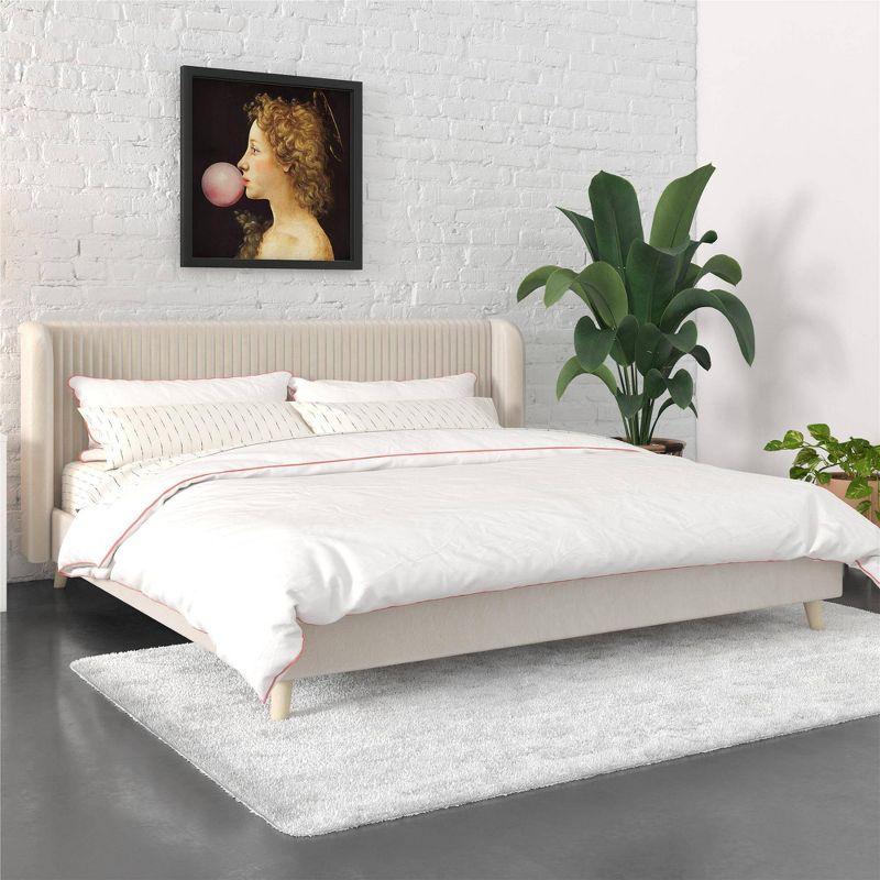 Novogratz Holly King Size Upholstered Platform Bed