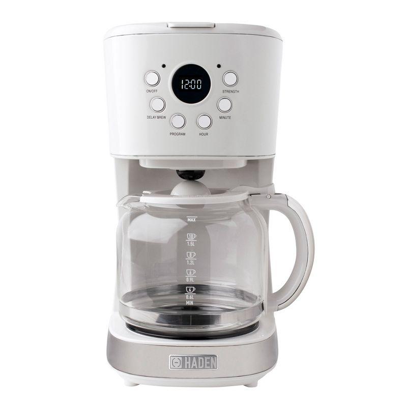 HADEN Ivory Programmable Drip Coffee Maker