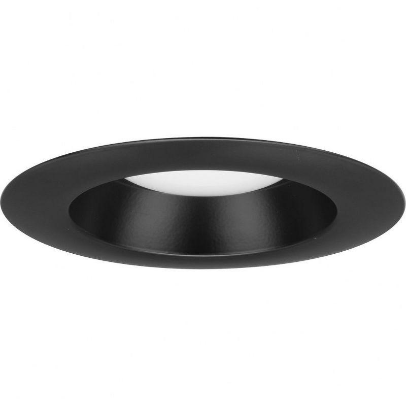 Progress Lighting, Intrinsic Collection, 1-Light Recessed LED Eyeball Downlight, Black, Steel, 7.727" Width, 3.94" Height