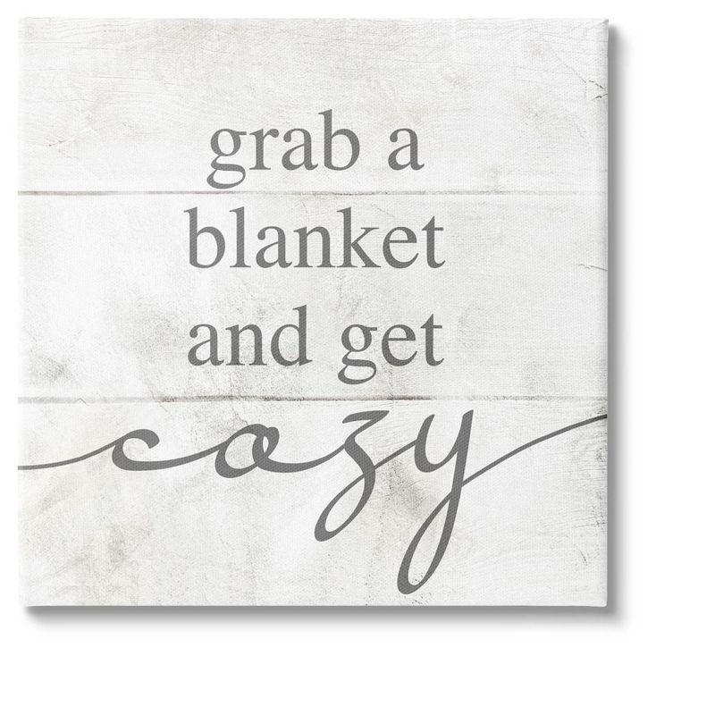 Gray and White Motivational Quote Canvas Wall Art