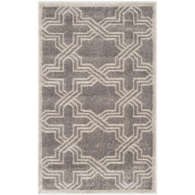 Amherst AMT413 Power Loomed Accent Rug - Grey/Light Grey - 2'6"x4' - Safavieh.