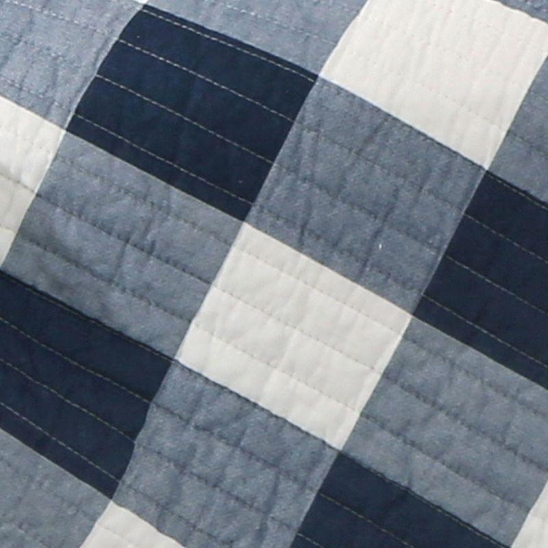 Camden Navy Quilted Throw - Levtex Home