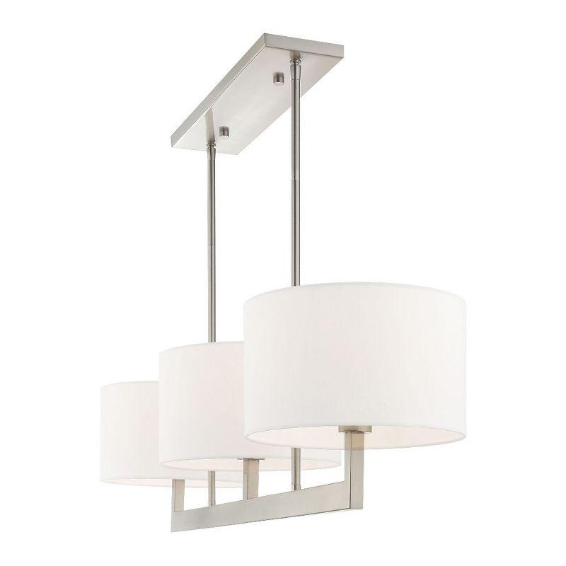 Livex Lighting Hayworth 3 - Light Chandelier in  Brushed Nickel