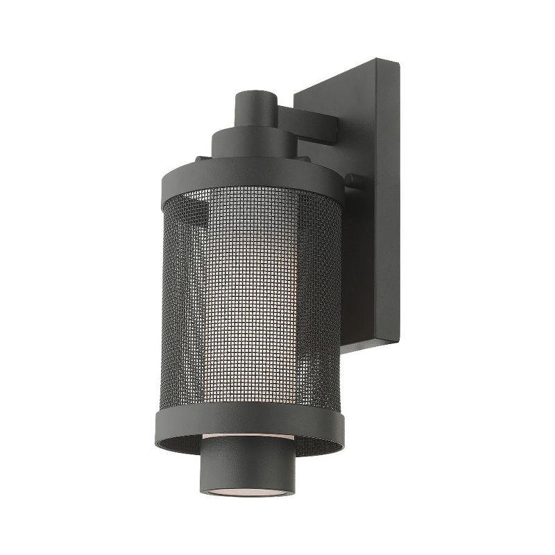 Livex Lighting Nottingham 1 - Light Wall Light in  Textured Black