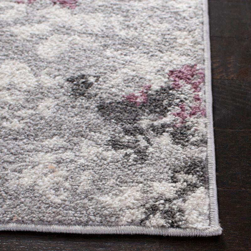 Adirondack ADR115 Machine Made Indoor Area Rug - Light Grey/Purple - 4'x6' - Safavieh