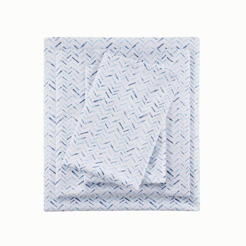 Madison Park Essentials 100% Cotton 200TC Printed Sheet Set