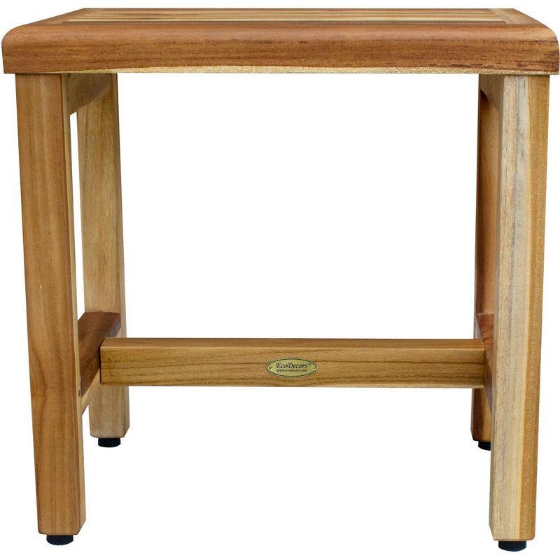 Earthy Teak Classic 18'' W Teak Shower Bench