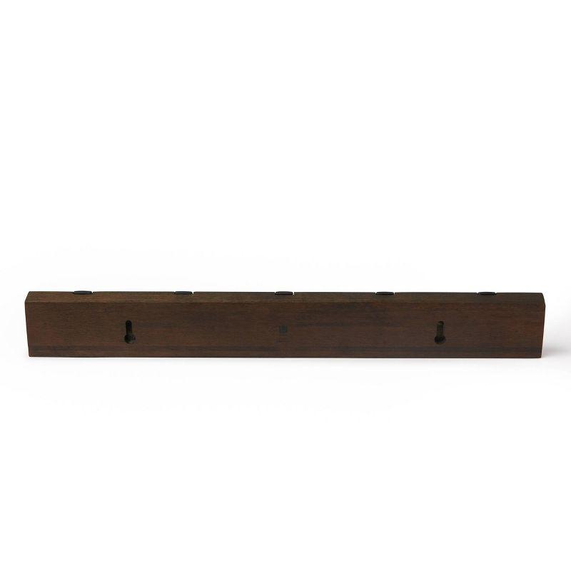 Flip 5 - Hook Solid Wood Coat Rack