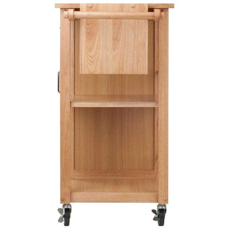 Skyline Decor Douglas 35.63'' H x 42.52'' W Utility Cart with Wheels
