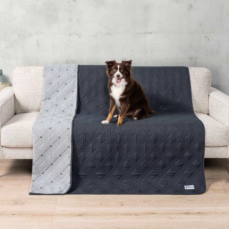 PetAmi Waterproof Dog Bed Couch Cover, Pet Cats Sofa Furniture Protector, Anti-Slip Soft Washable Blanket