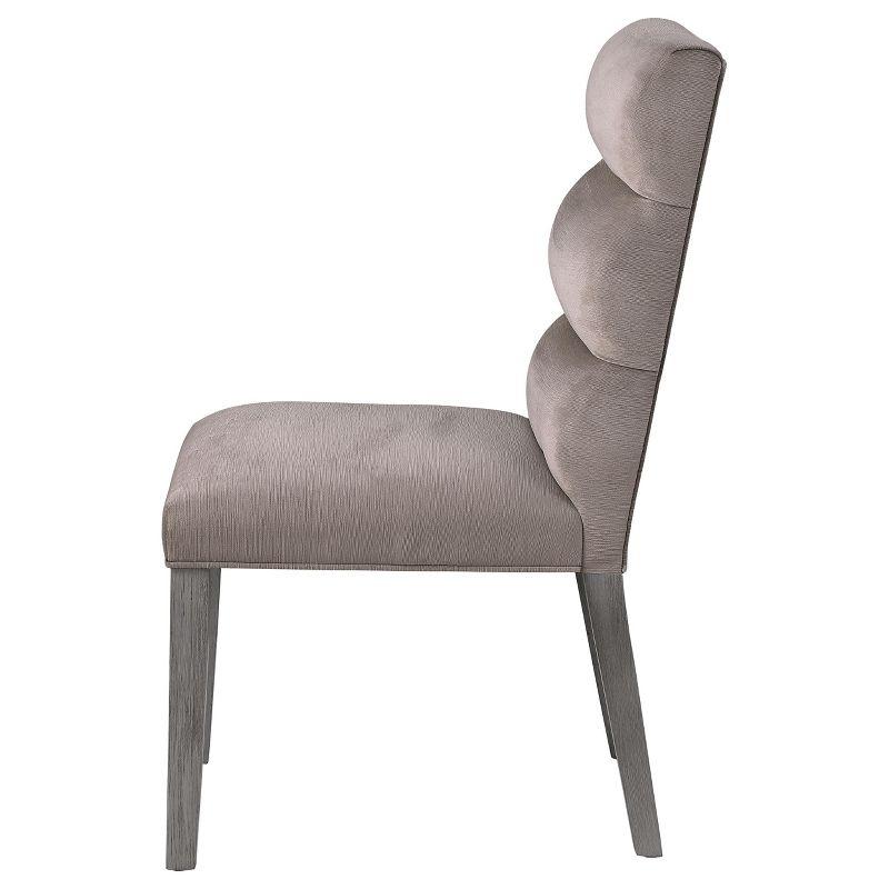 Coaster Home Furnishings Carla Upholstered Dining Side Chair Ash (Set of 2)