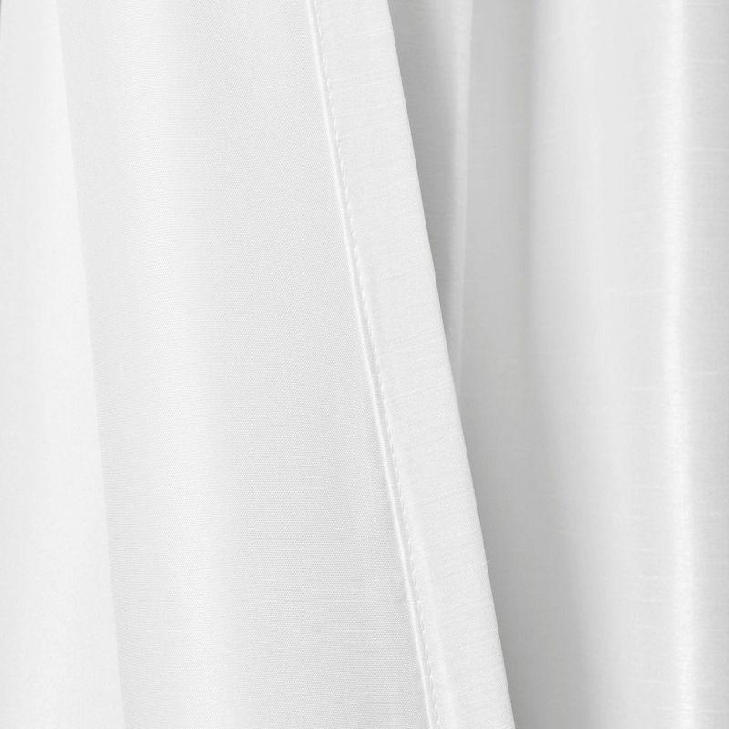 Lush Decor Venetian Polyester Semi Sheer Curtain Single Panel