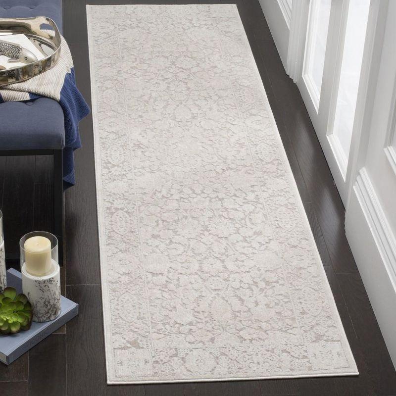 Reflection RFT667 Power Loomed Indoor Runner Rug - 2'3"x8' - Beige/Cream - Safavieh