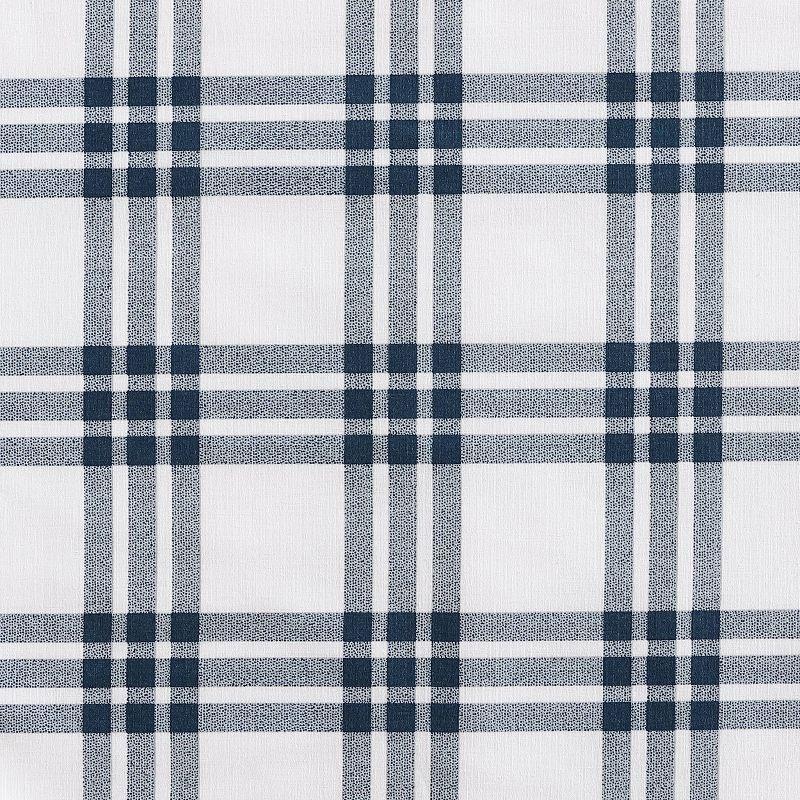 Eddie Bauer Arrowhead Eddie Bauer Basic Plaid Navy Cotton Percale Duvet Cover Set