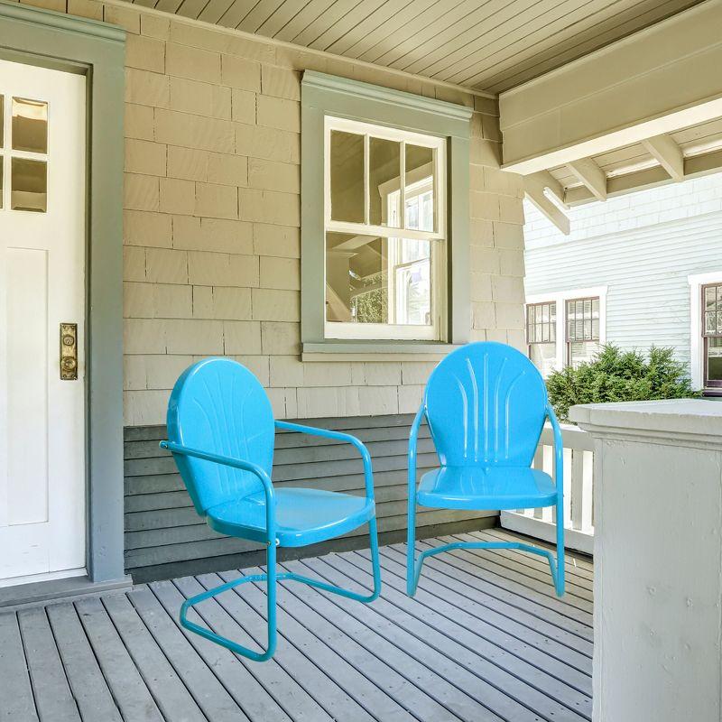 Northlight Seasonal 34-Inch Outdoor Retro Tulip Armchair