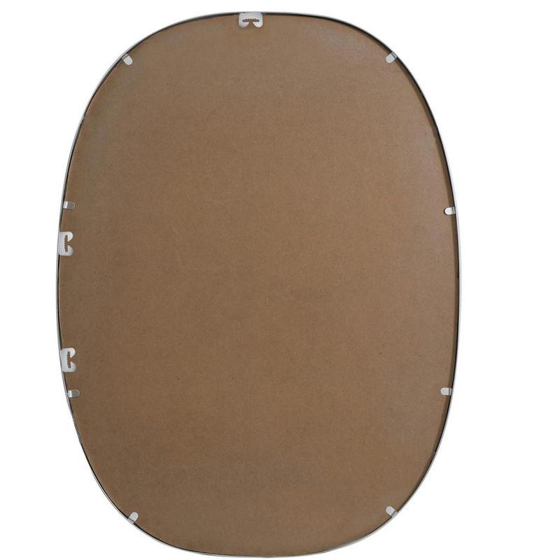 Sabine Metal Curved Oval Wall Mirror