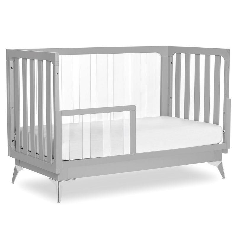 Evolur Acrylic Millennium 4 in 1 Convertible Crib