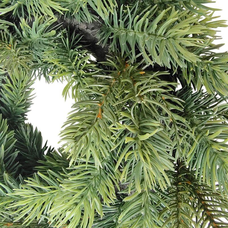 Northlight Green Pine Artificial Christmas Wreath, 11.75-Inch, Unlit