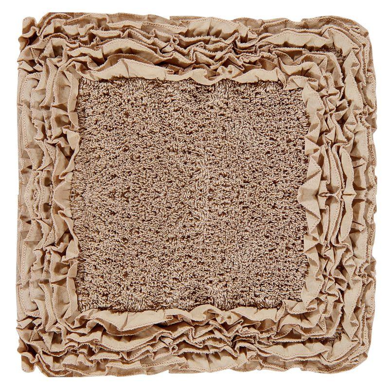 Better Trends Shaggy Border 100% Cotton Bath Rug