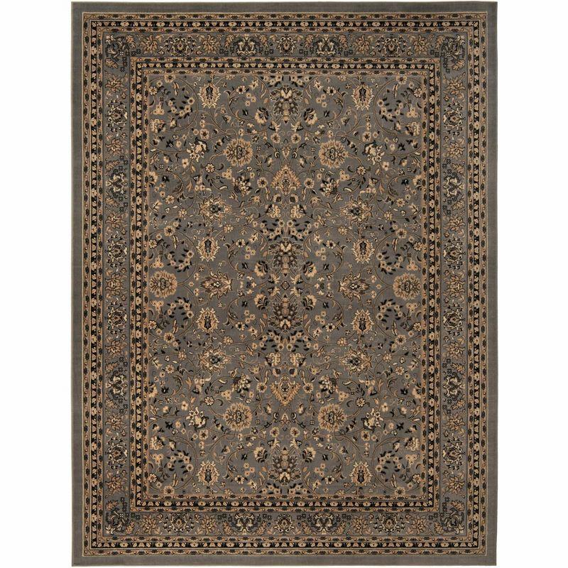 Unique Loom 9' 0 x 12' 2 Sialk Hill Washington Gray Area Rug