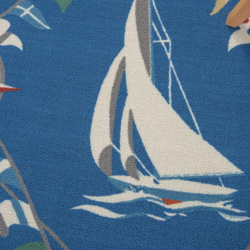 Waverly Navy Outdoor Area Rug