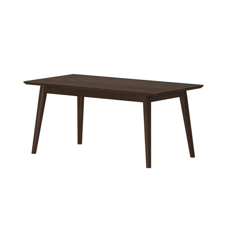 Plank+Beam 40" Mid Century Modern Coffee Table, Solid Wood Tables for Living Room