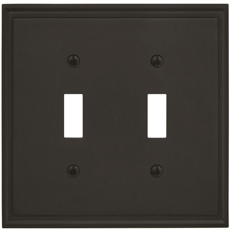 Mulholland 2-Gang Toggle Light Switch Wall Plate