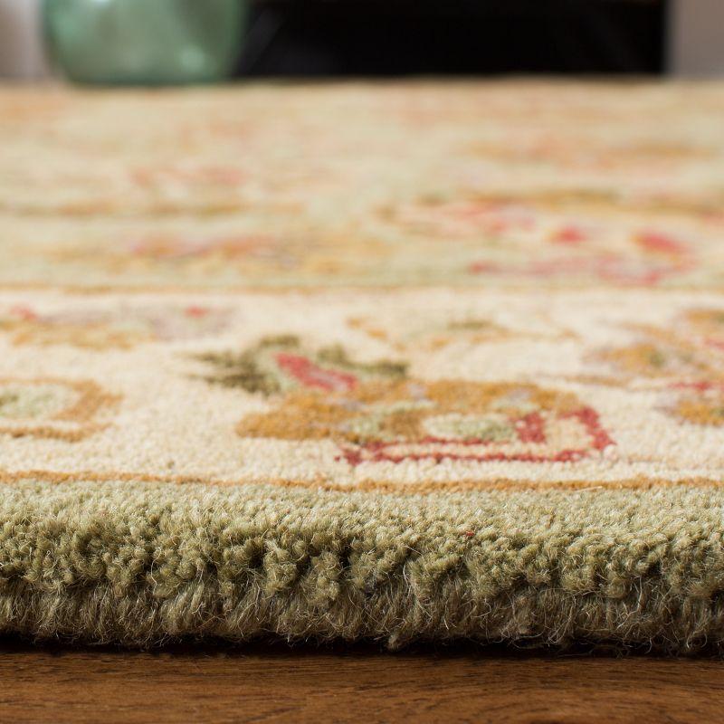 Heritage HG343 Hand Tufted Runner Rug - Green/Gold - 2'3"x20' - Safavieh.