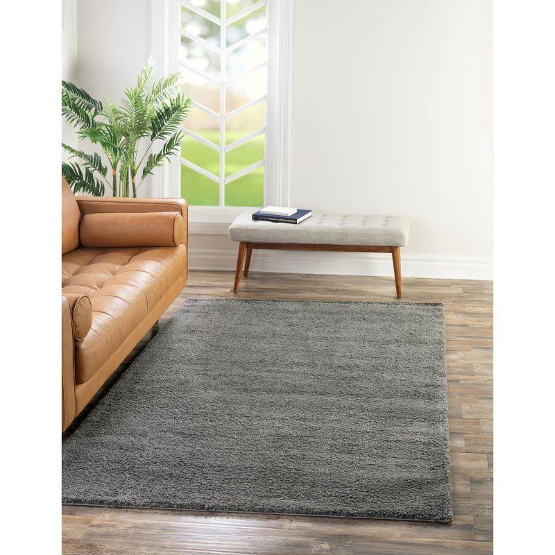Unique Loom 2' 2 x 3' 0 Solo Calabasas Gray Area Rug