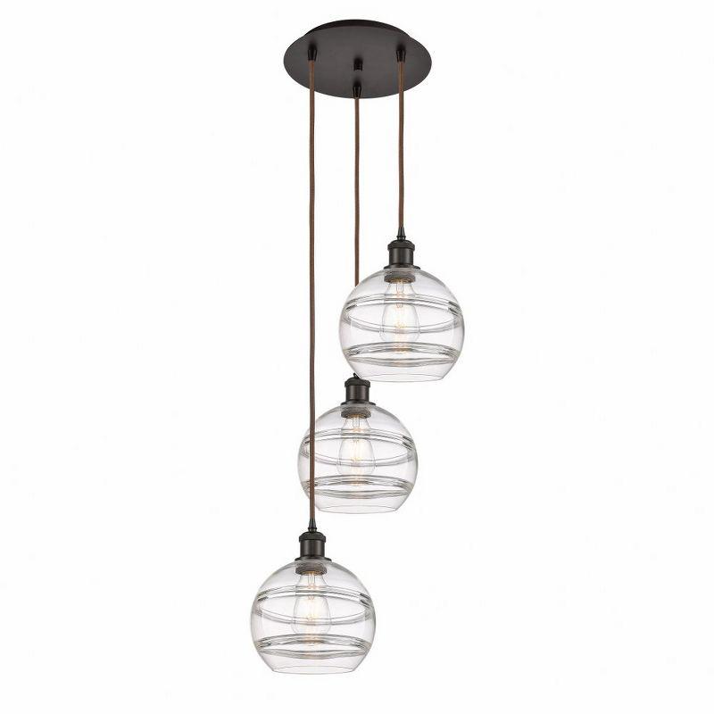 Rochester Oil Rubbed Bronze 3-Light Globe Pendant