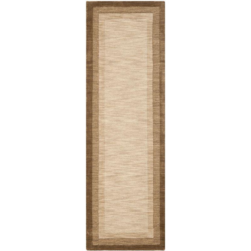 Impressions IM821 Hand Loomed Runner Rug - Beige/Brown - 2'3"x8' - Safavieh