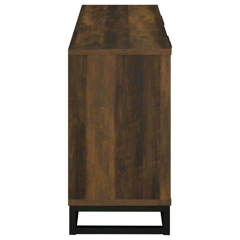 Coaster Ryatt Transitional 4 Door Wood Accent Cabinet Dark Pine