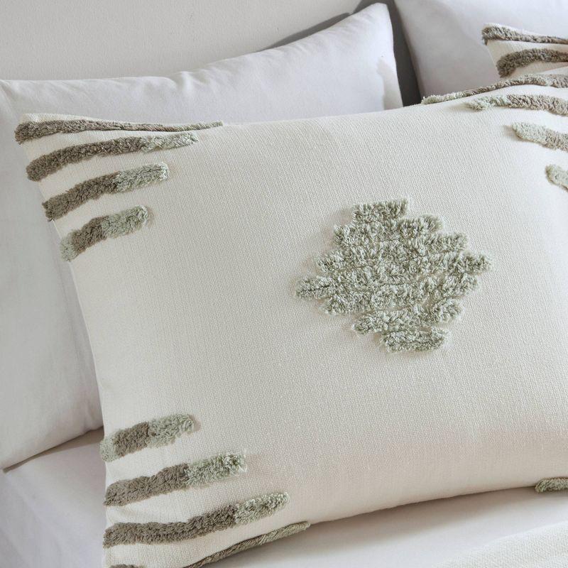 INK+IVY Tahli 3 Piece Cotton Blend Chenille Comforter Set