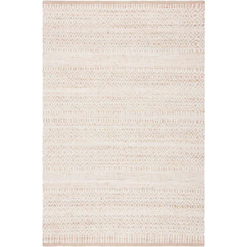 Natural Fiber NF829 Hand Woven Area Rug - Natural/Ivory - 3'x5' - Safavieh.