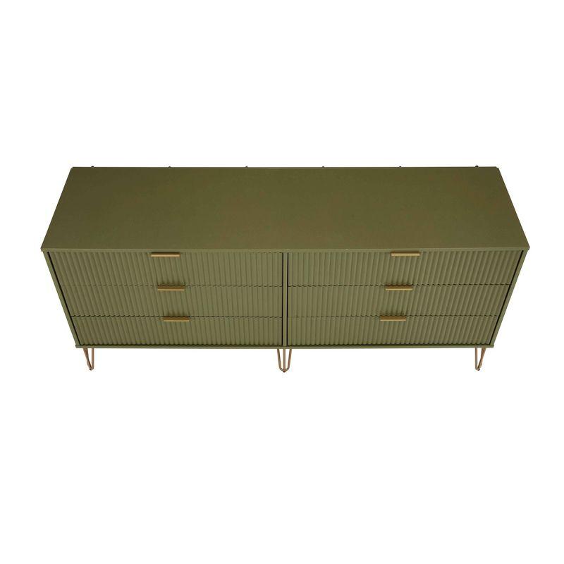 Manhattan Comfort Dumbo 6 Drawer Double Dresser