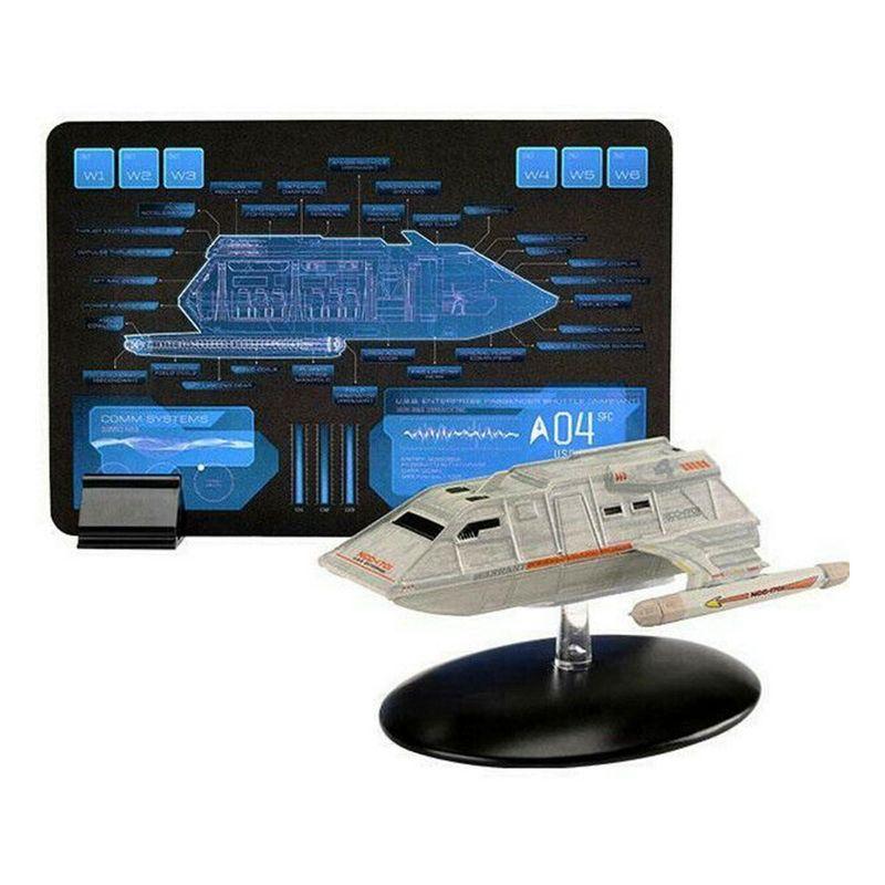 Eaglemoss Collections Star Trek Shuttlecraft Replica Set 4 | Passenger, Warrant, Short-Range, Medical | UK Version