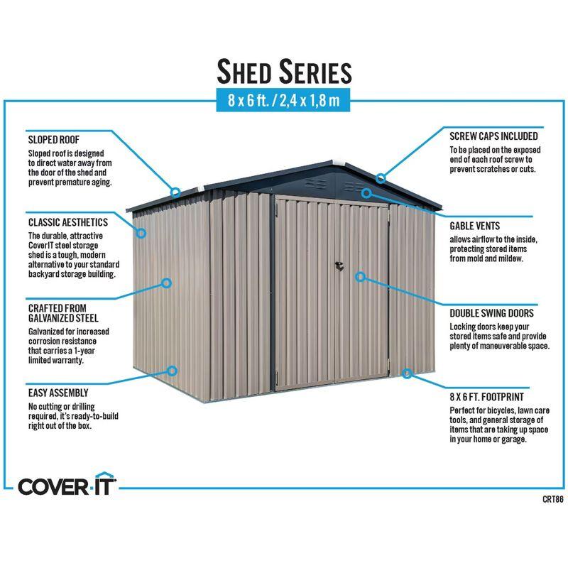 Cover-It CoverIT Steel Storage Shed