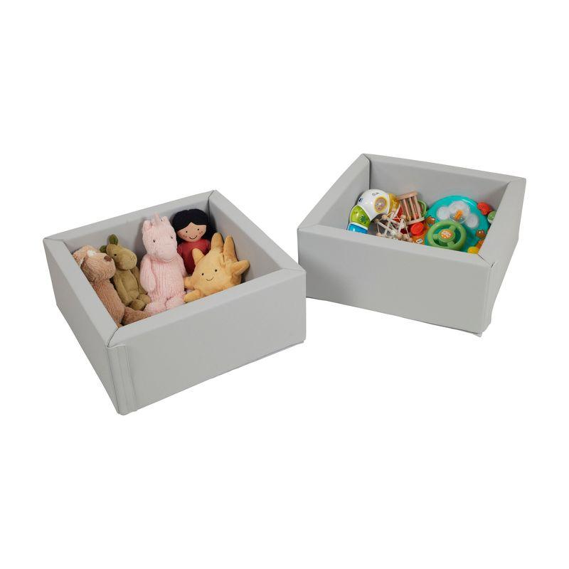 ECR4Kids SoftZone Play Patch Toy Bins, 2-Pack