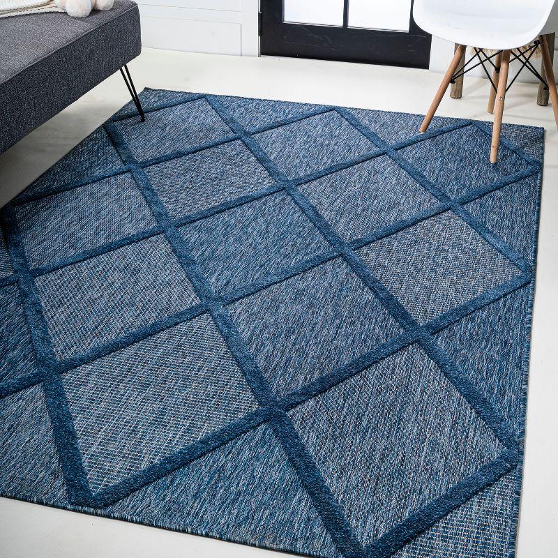 Salines Diamond Trellis Indoor/Outdoor Area Rug - JONATHAN Y